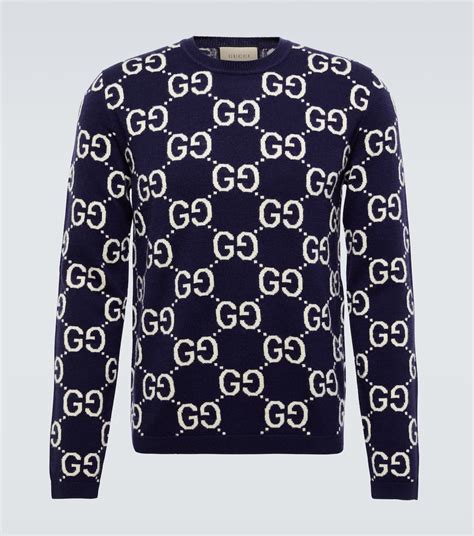 blue gucci sweater|gucci jumper women.